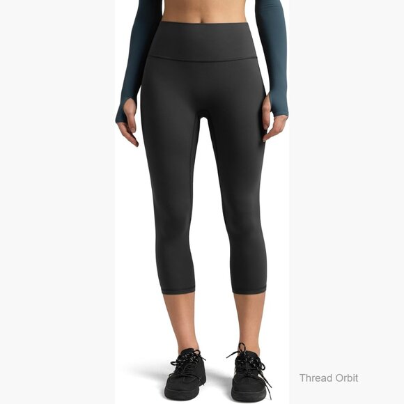 Pants - High Waisted Seamless Front Leggings 21" Inseam Yoga Pants
